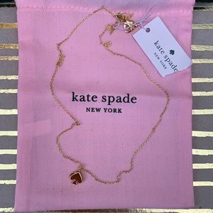 Kate Spade Everyday Spade necklace. Gold color